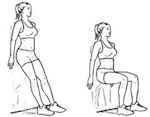 Wall squats graphic